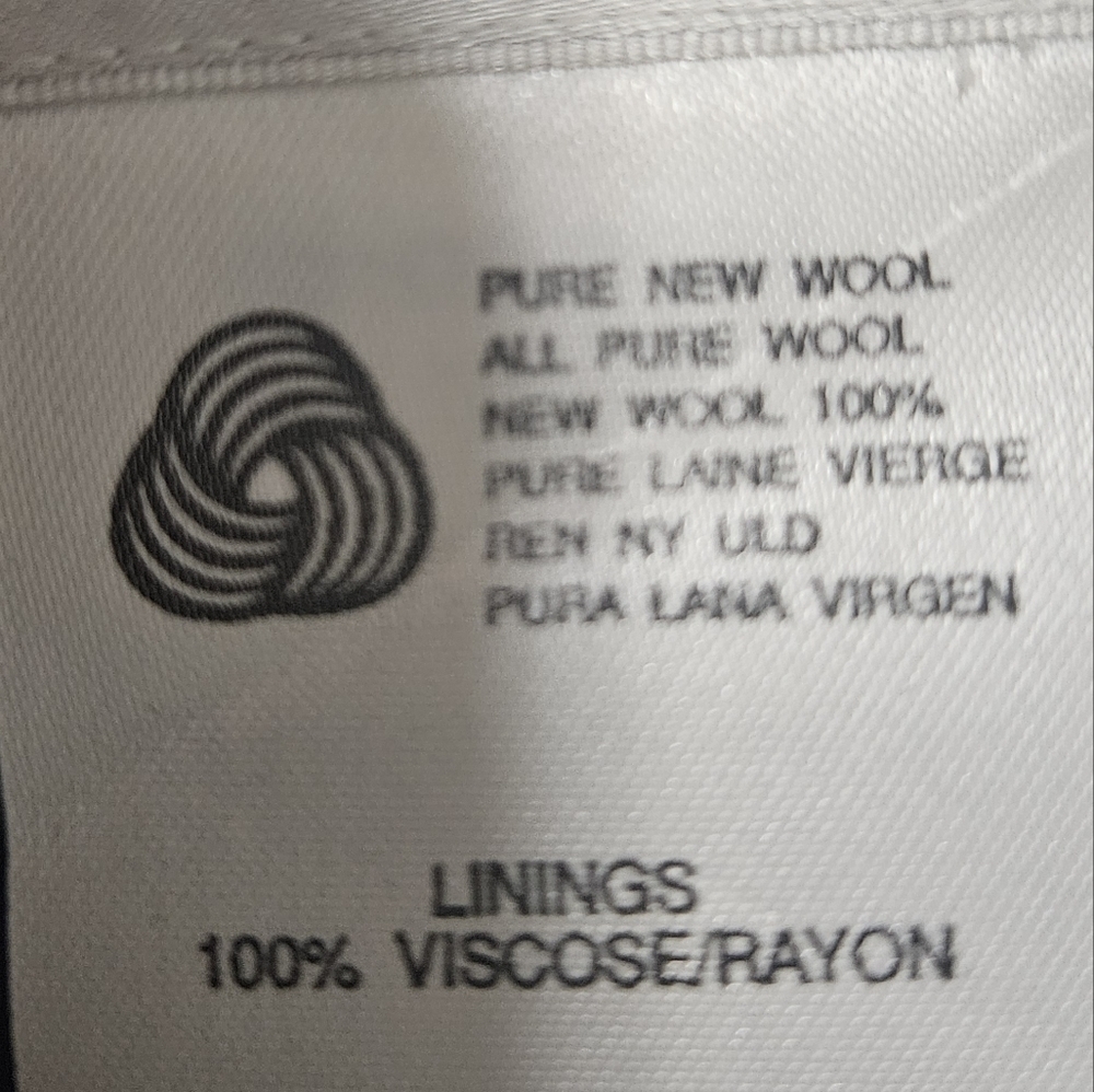 Jaeger made in great Britain pure new wool with viscose blend lining size 12 - Picture 5 of 8